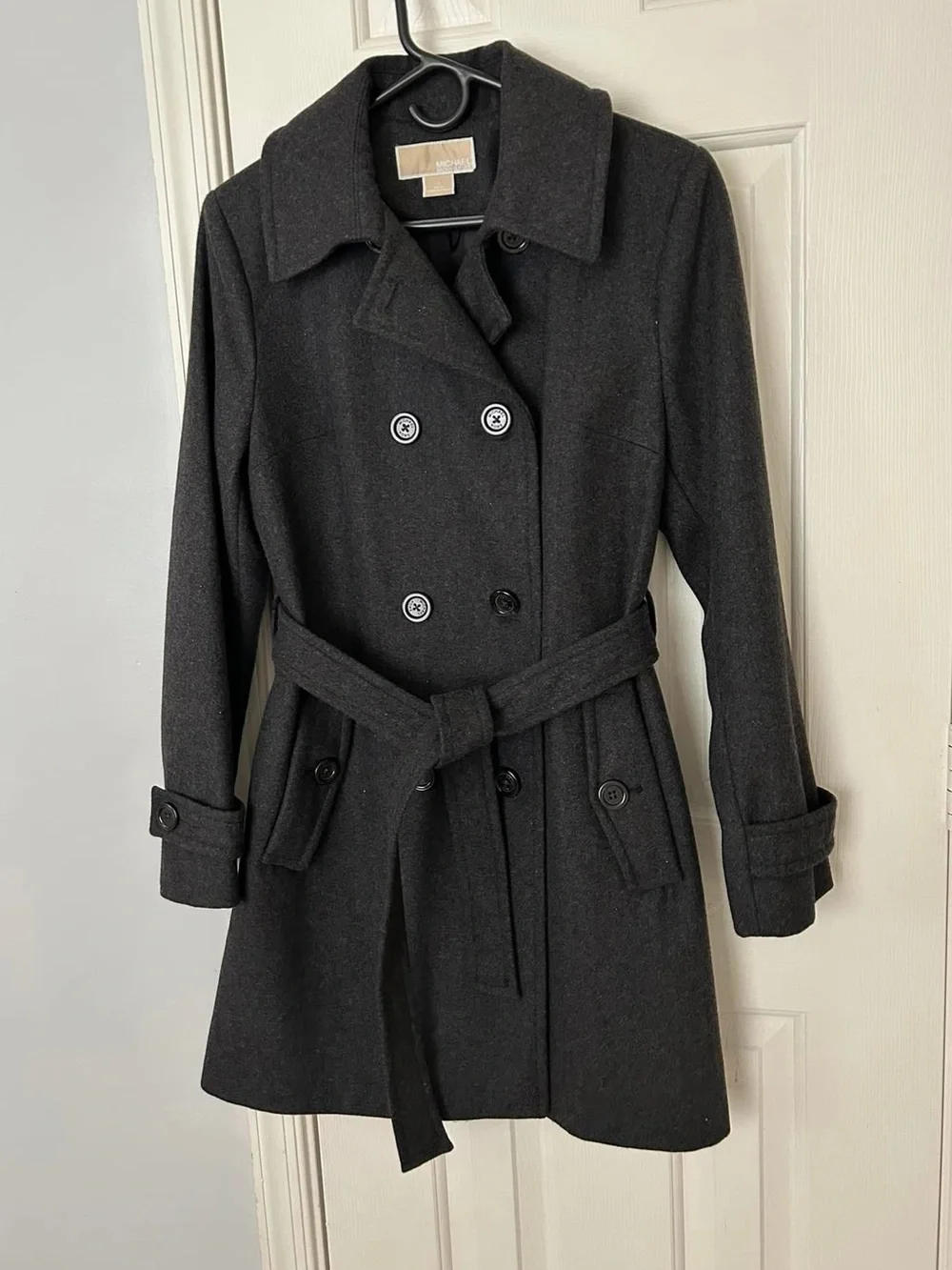 Michael Kors Classy Timeless Chic Blended Wool Coat, Outerwear